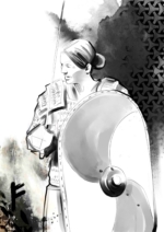 Krieger- Illustration